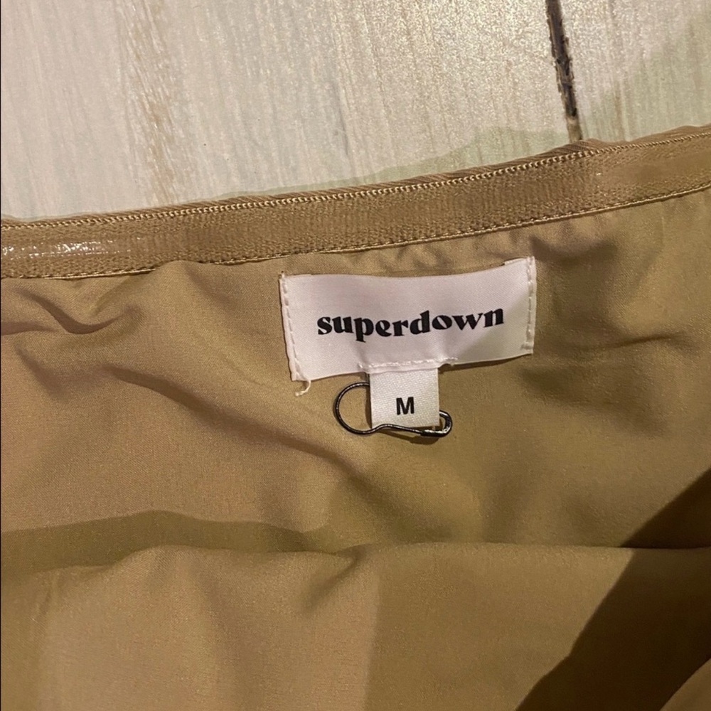 Superdown Ruby Tan Strapless Mini Dress - image 4